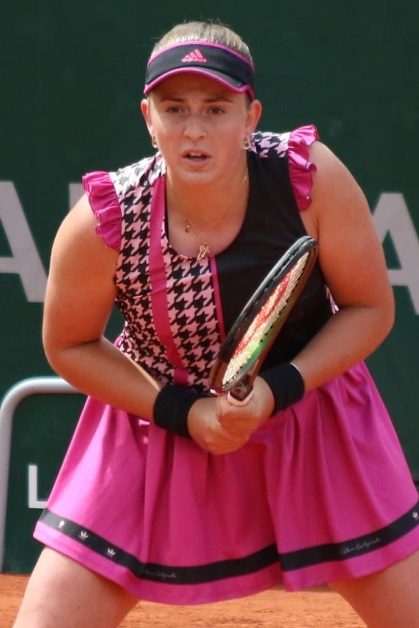 Jeļena Ostapenko, Latvia (portrait via Wikimedia Commons)