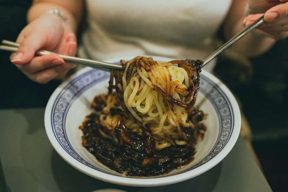 Jjajangmyeon, South Korea dish (Wimup)