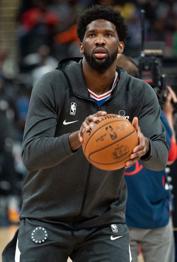 Joel Embiid, Cameroon (portrait via Wikimedia Commons)