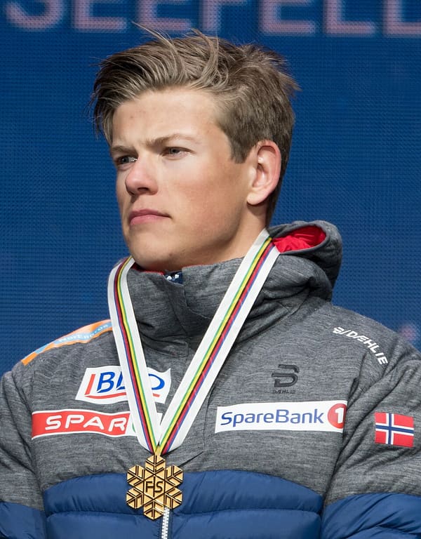Johannes Høsflot Klæbo, Norway (portrait via Wikimedia Commons)