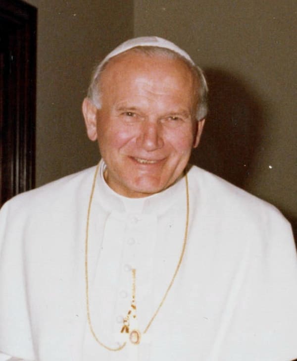 John Paul II, Vatican City (portrait via Wikimedia Commons)