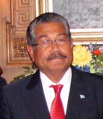 Johnson Toribiong, Palau (portrait via Wikimedia Commons)