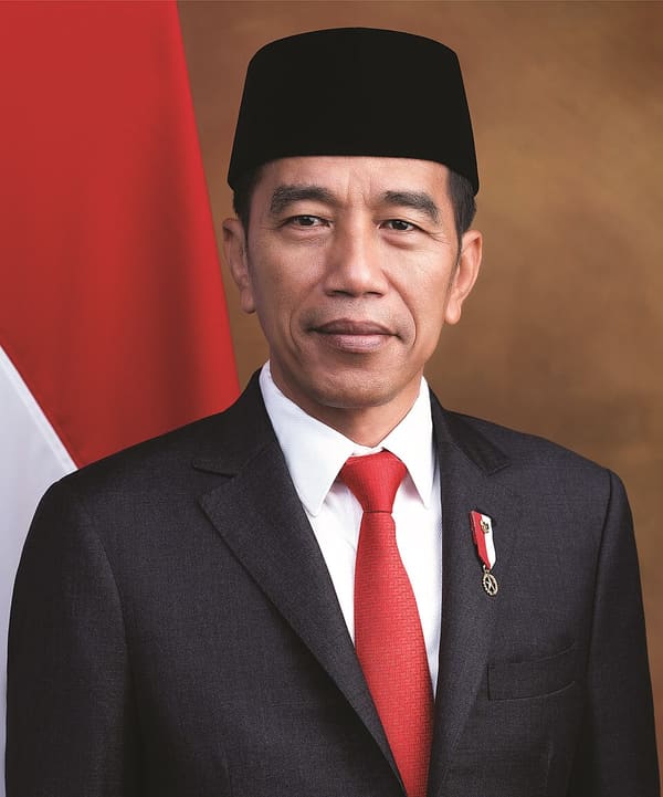 Joko Widodo, Indonesia (portrait via Wikimedia Commons)