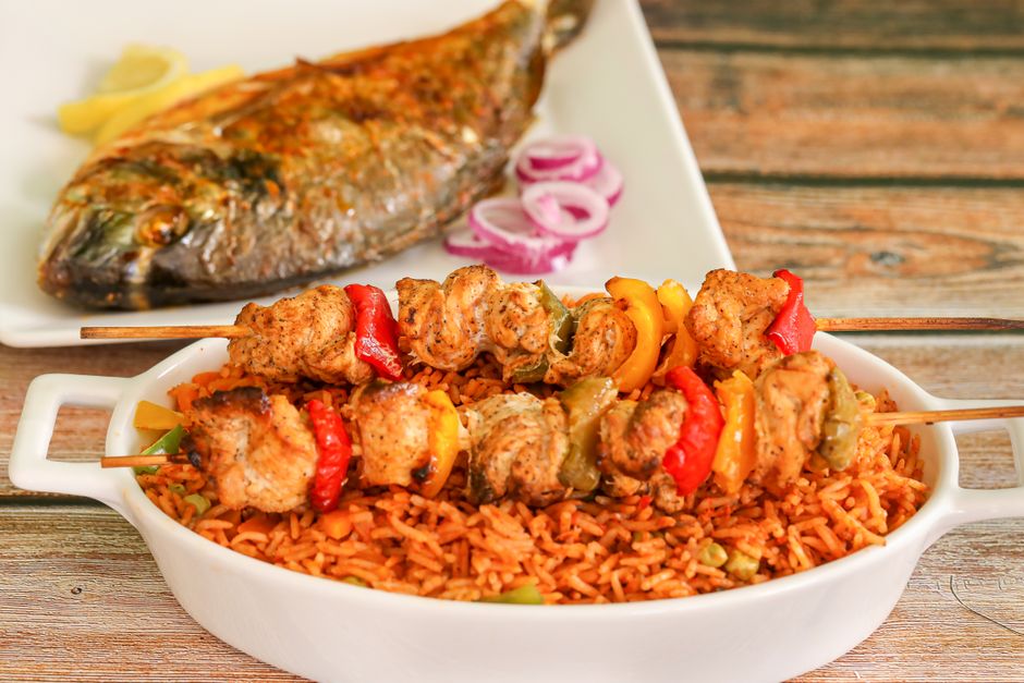 Jollof rice, Accra (Wimup travel guide)