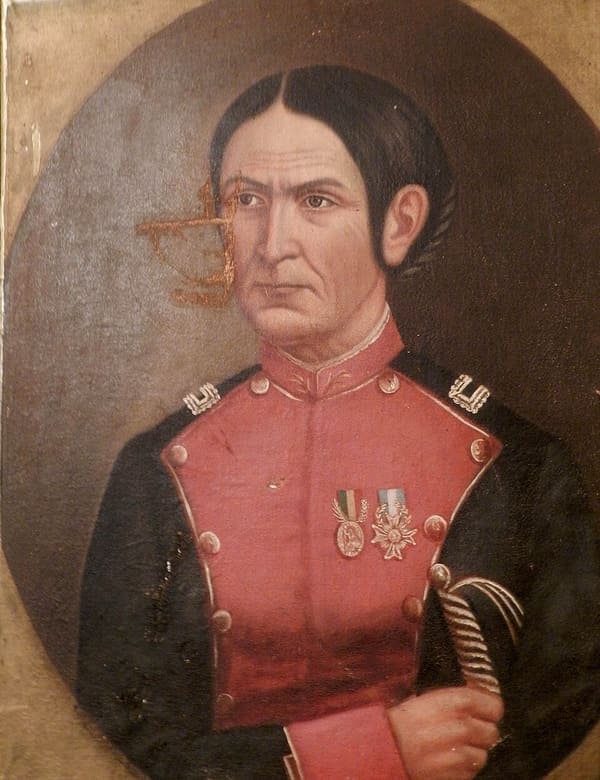 Juana Azurduy de Padilla, Bolivia (portrait via Wikimedia Commons)