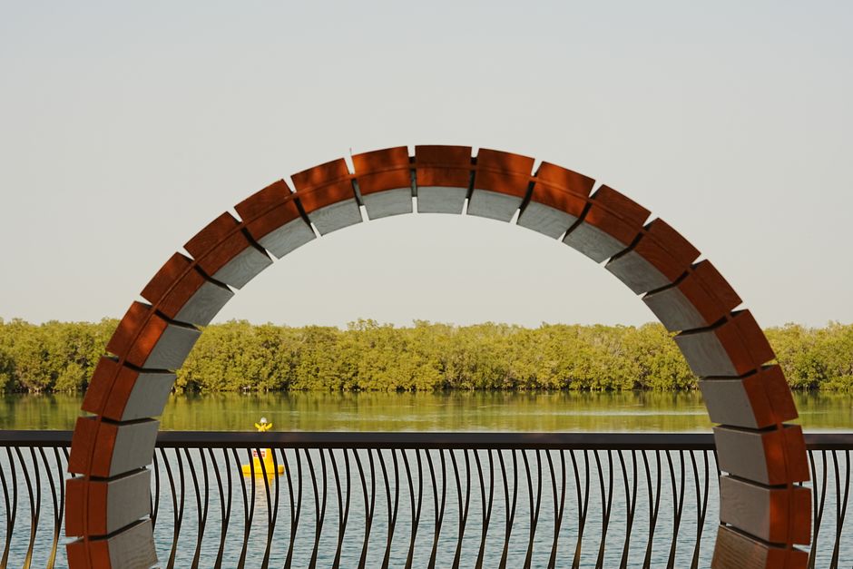 Jubail Mangrove Park, Abu Dhabi, United Arab Emirates