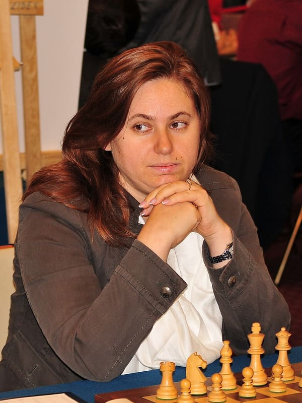 Judit Polgár, Hungary (portrait via Wikimedia Commons)