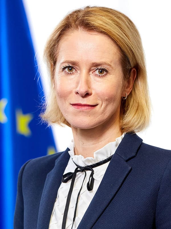 Kaja Kallas, Estonia (portrait via Wikimedia Commons)