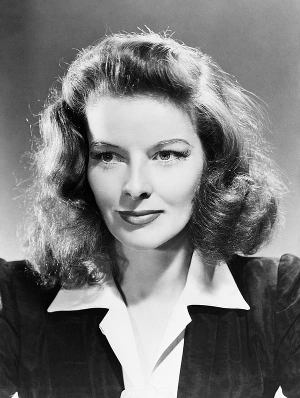 Katharine Hepburn, United States (portrait via Wikimedia Commons)