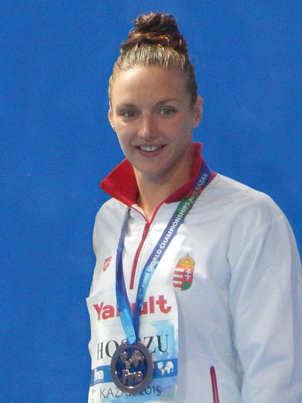 Katinka Hosszú, Hungary (portrait via Wikimedia Commons)
