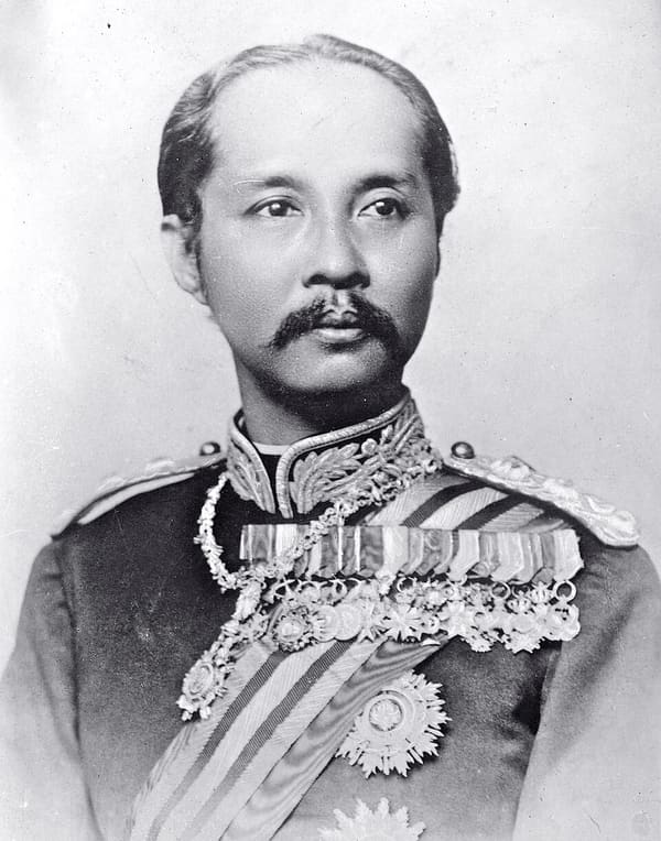 King Chulalongkorn, Thailand (portrait via Wikimedia Commons)