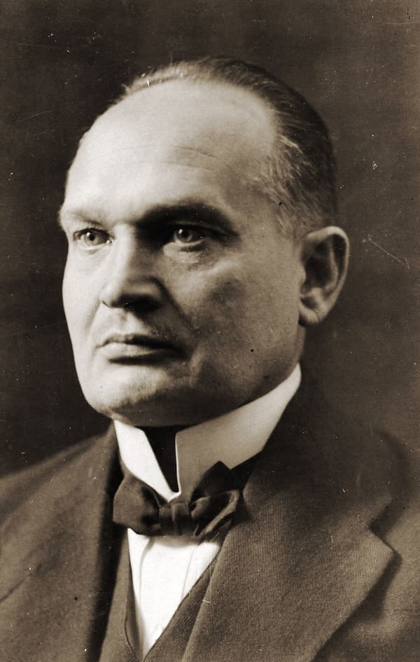 Konstantin Päts, Estonia (portrait via Wikimedia Commons)