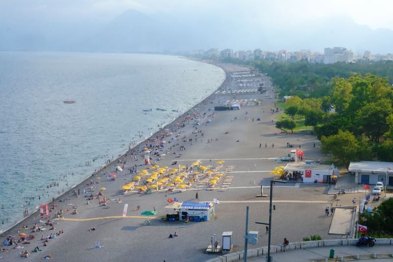 Konyaaltı Beach, Antalya, Turkey