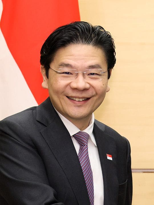 Lawrence Wong, Singapore (portrait via Wikimedia Commons)