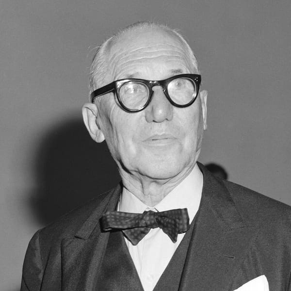 Le Corbusier, Switzerland (portrait via Wikimedia Commons)