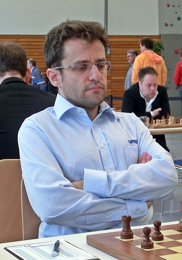 Levon Aronian, Armenia (portrait via Wikimedia Commons)