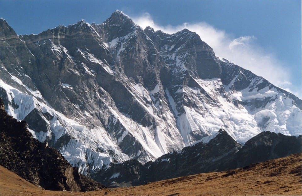 The south face of Lhotse from Chukhung Ri, Khumbu, Nepal