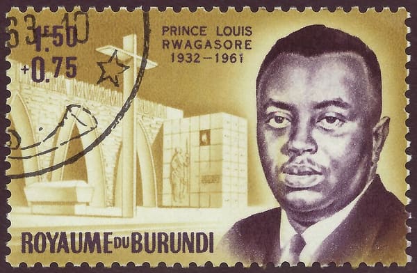 Louis Rwagasore, Burundi (portrait via Wikimedia Commons)
