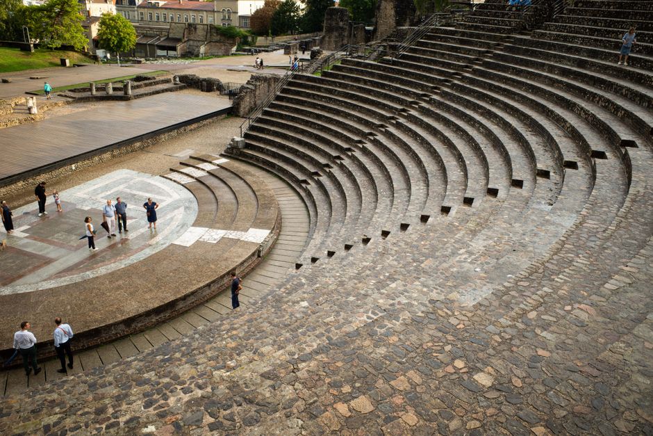 Lugdunum, museum and Roman theatres, Lyon, France