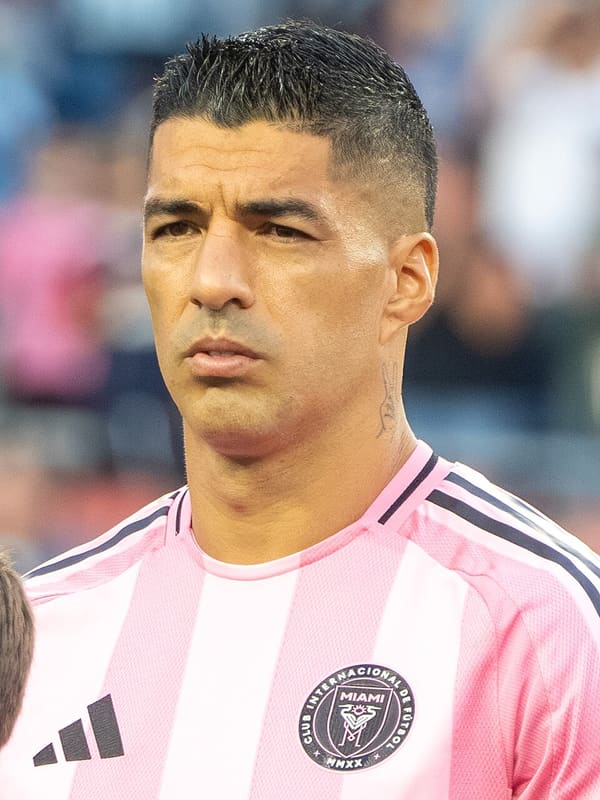 Luis Suárez, Uruguay (portrait via Wikimedia Commons)