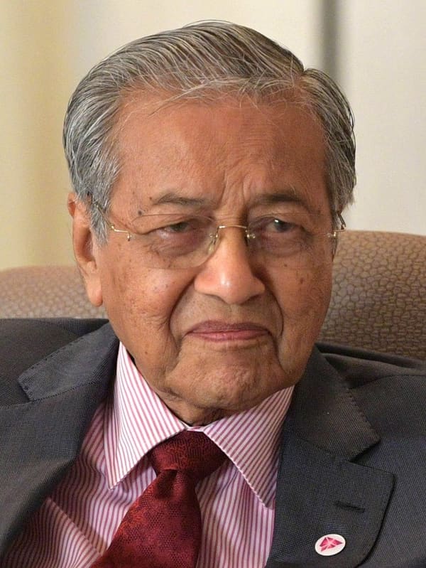 Mahathir Mohamad, Malaysia (portrait via Wikimedia Commons)
