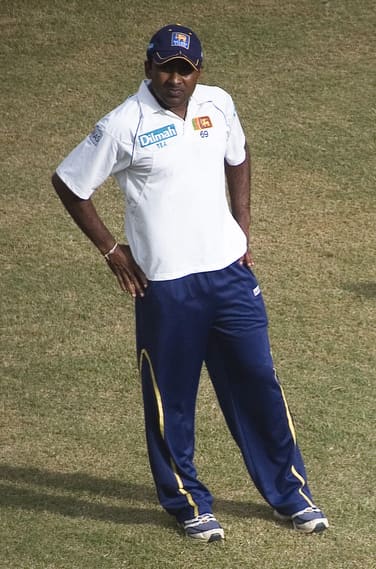 Mahela Jayawardene, Sri Lanka (portrait via Wikimedia Commons)