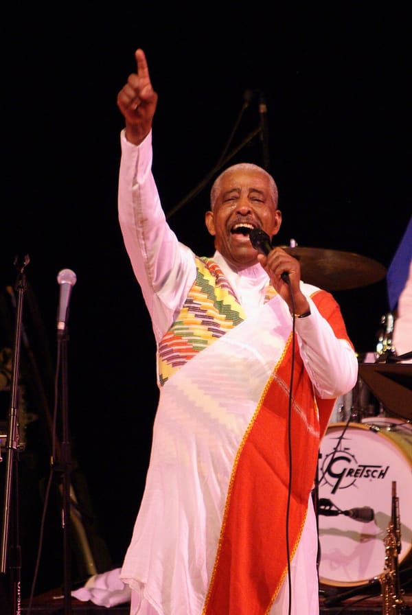 Mahmoud Ahmed, Ethiopia (portrait via Wikimedia Commons)