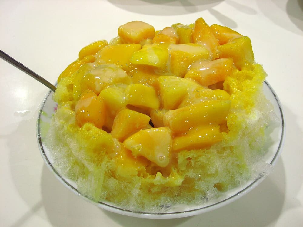 Mango shaved ice, Taiwan (Wimup)