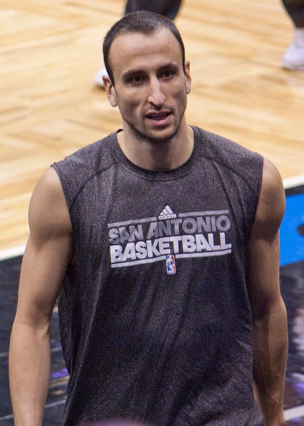 Manu Ginóbili, Argentina (portrait via Wikimedia Commons)