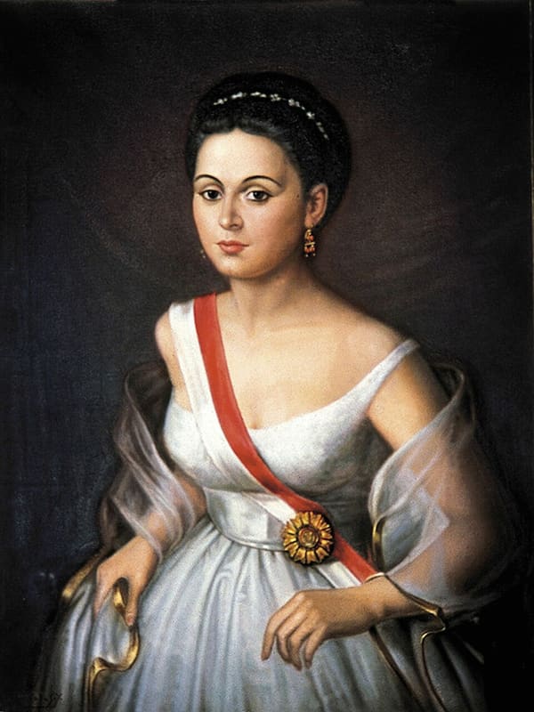 Manuela Sáenz, Ecuador (portrait via Wikimedia Commons)
