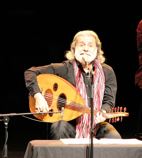 Marcel Khalife, Lebanon (portrait via Wikimedia Commons)