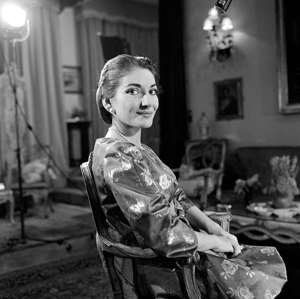 Maria Callas, Greece (portrait via Wikimedia Commons)