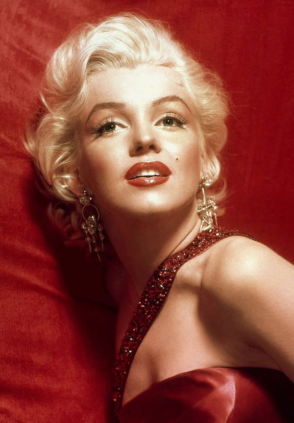 Marilyn Monroe, United States (portrait via Wikimedia Commons)
