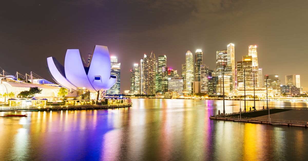 Take in the Marina Bay skyline, Singapore, Singapore