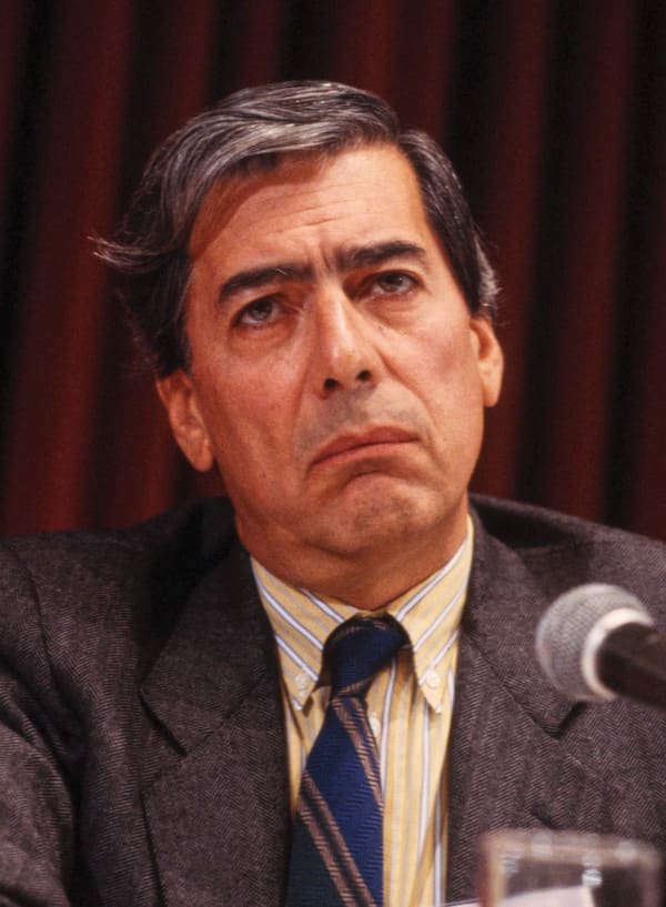 Mario Vargas Llosa, Peru (portrait via Wikimedia Commons)