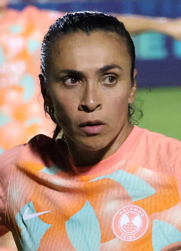 Marta, Brazil (portrait via Wikimedia Commons)