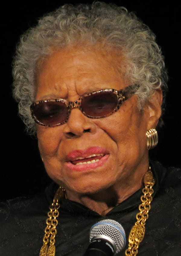 Maya Angelou, United States (portrait via Wikimedia Commons)