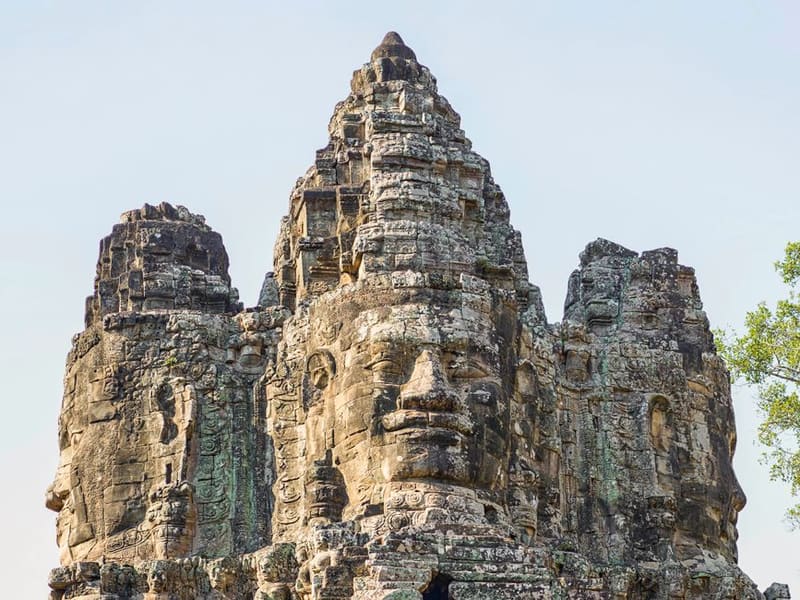 Meet the faces of the Bayon, Siem Reap, Cambodia