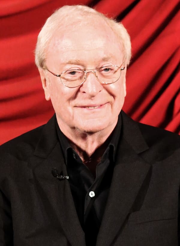 Michael Caine, United Kingdom (portrait via Wikimedia Commons)