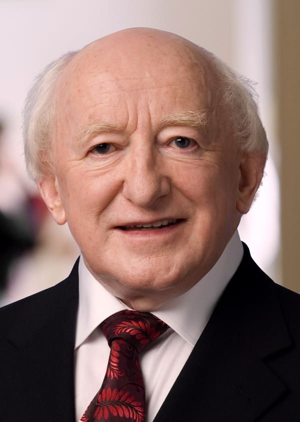 Michael D. Higgins, Ireland (portrait via Wikimedia Commons)