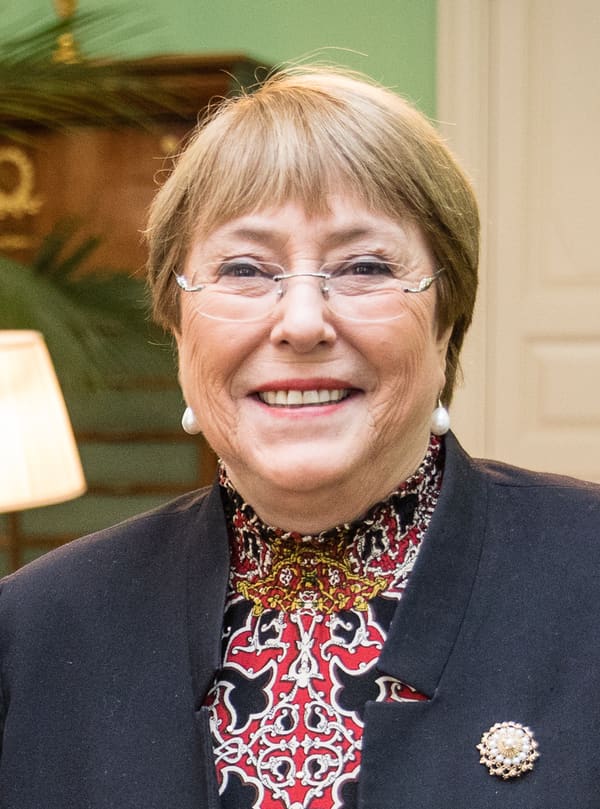 Michelle Bachelet, Chile (portrait via Wikimedia Commons)