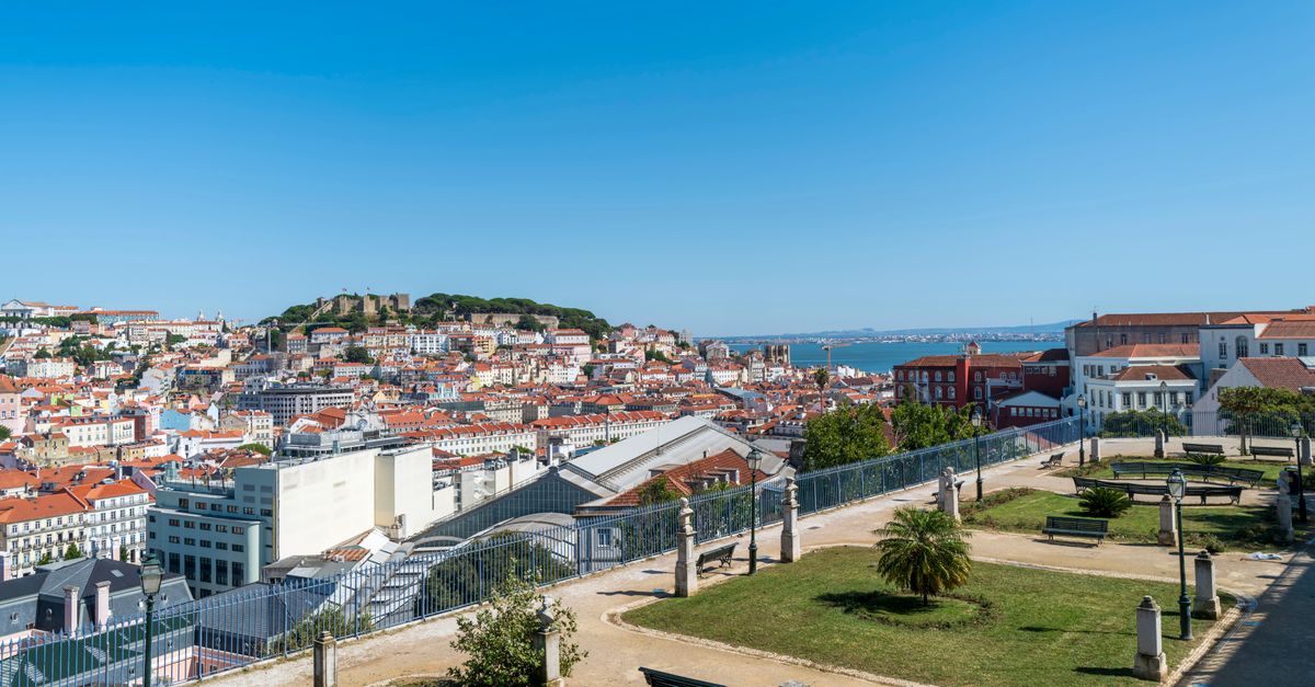 Catch sunset at a miradouro, Lisbon, Portugal