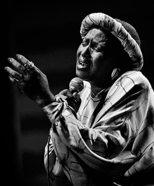 Miriam Makeba, South Africa (portrait via Wikimedia Commons)