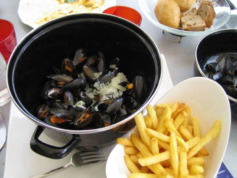 Moules-frites, Belgium (Wimup)