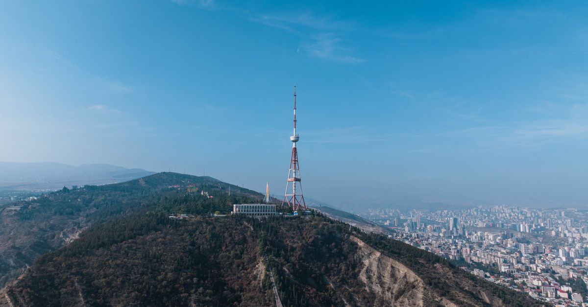 Take the funicular up Mtatsminda, Tbilisi, Georgia