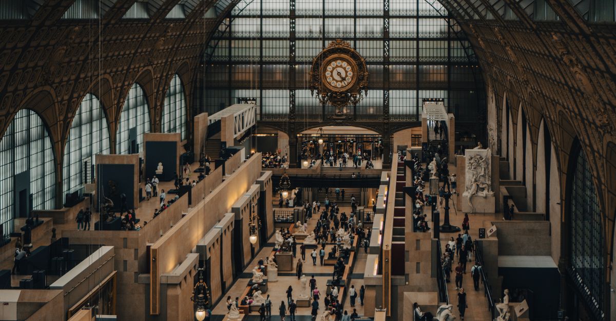 Stand before the Impressionists at Orsay, Paris, France
