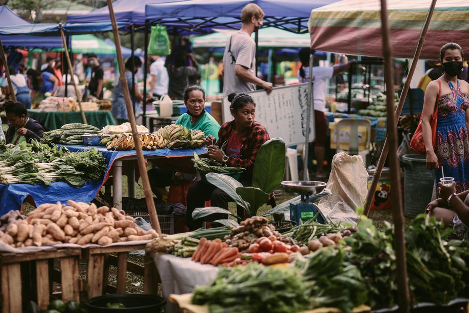 Nadi Market on a Saturday morning, Nadi, Fiji