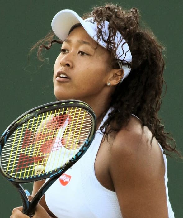Naomi Osaka, Japan (portrait via Wikimedia Commons)