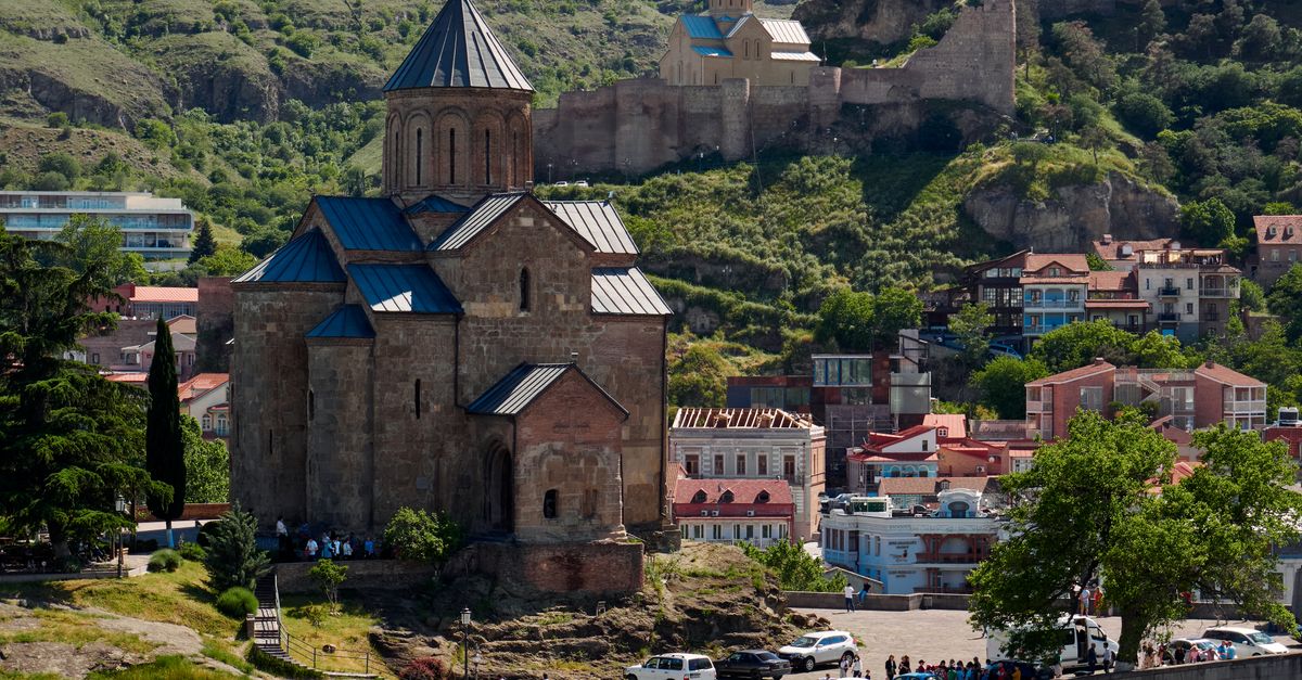 Ride the cable car to Narikala, Tbilisi, Georgia
