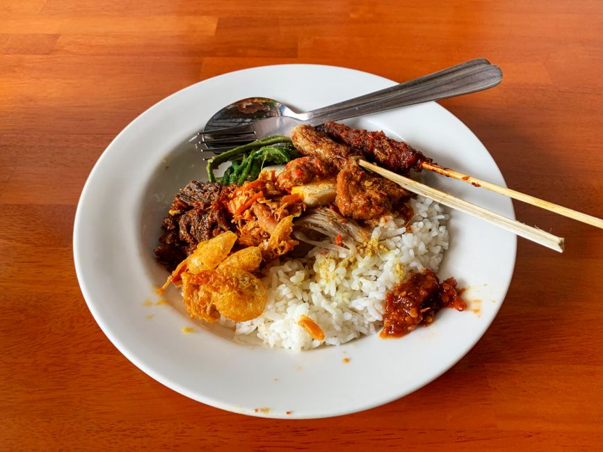 Nasi campur Bali, Bali (Wimup travel guide)